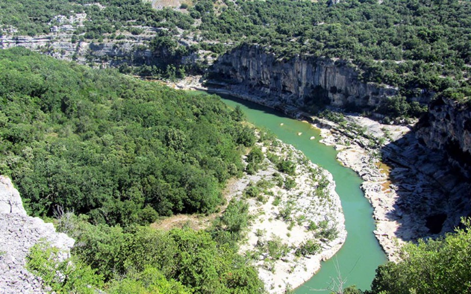 Somptueuse Ardèche dans les gorges