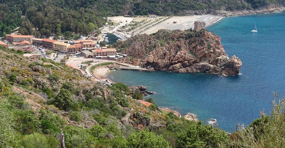 La plage de Porto